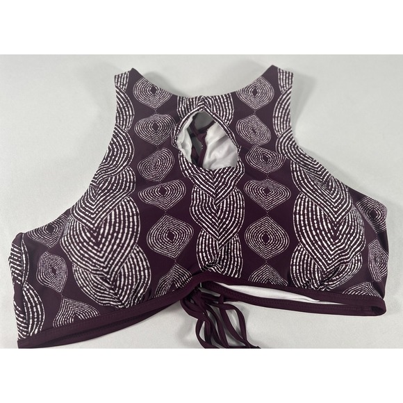 Raisin Curves Other - Raisin Curves Bikini Top/Sports Bra Marroon‎ White Cups No Wire Size 22w